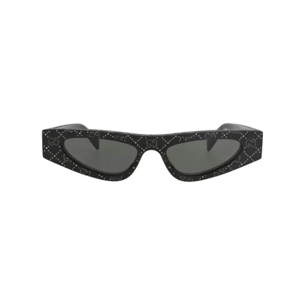 Gucci Cat Eye-Frame Recycled Acetate Sunglasses Black Womens